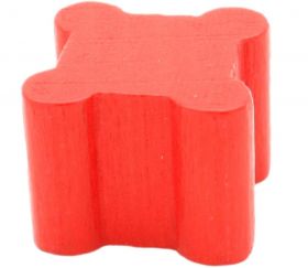 Pion Tour chateau forteresse rouge 18 x 18 x 14 mm