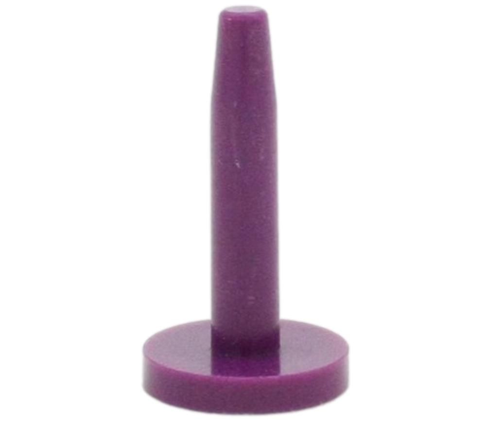 Socle tige violet 31 x 17 mm pion de jeu