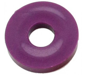 Rondelle violet 17 mm jeton troué pour jeux