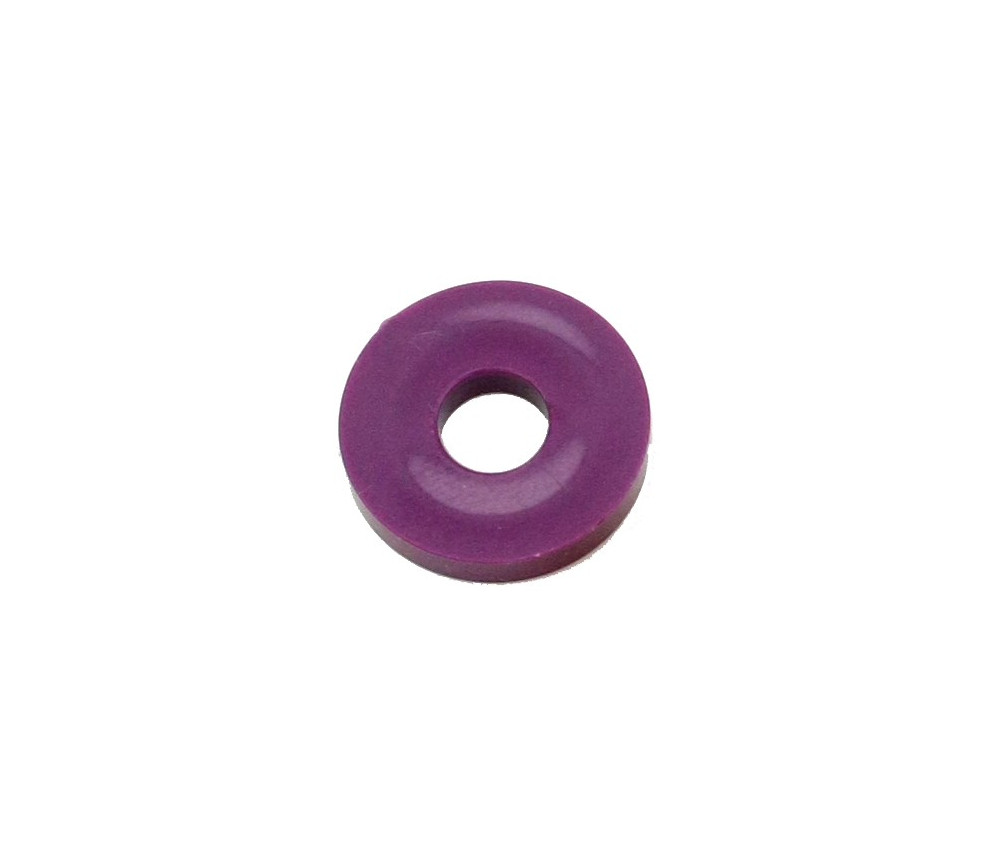 Rondelle violet 17 mm jeton troué pour jeux