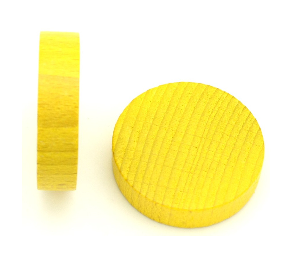 Palet bois de 5 cm jaune 52 x 13 mm à l'unité