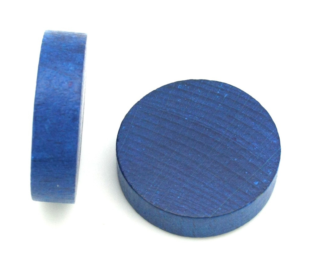 Palet bois de 5 cm bleu 52 x 13 mm à l'unité