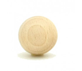 Boule 2 cm en bois 20 mm hêtre