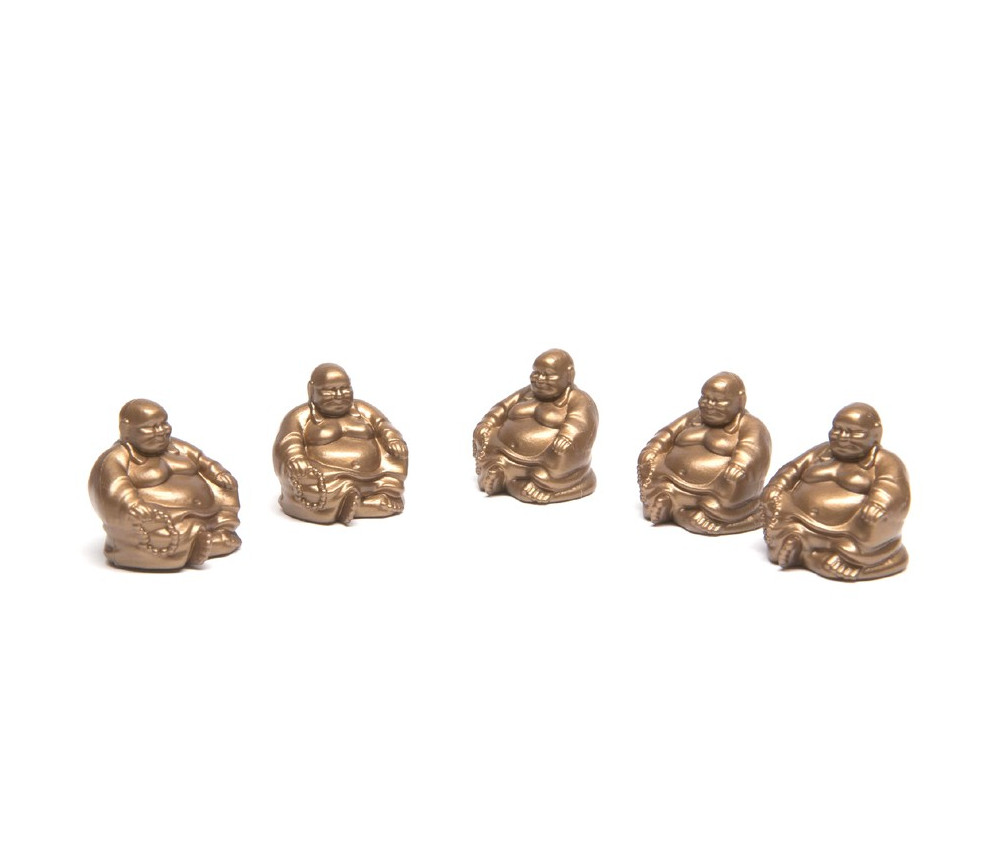 Pion bouddha doré 25 x 20 x 30 mm