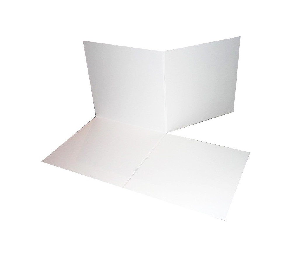 Plateau de jeux carré grand format pliable 50 x 50 cm blanc