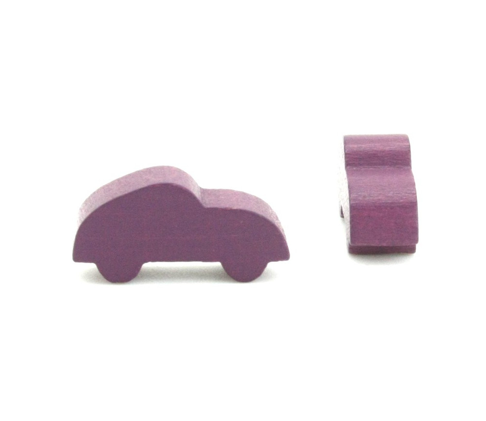 Pion voiture violet pour jeu 25 x 12 x 8 mm