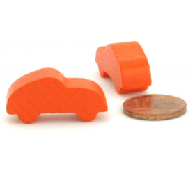 Pion voiture orange pour jeu 25 x 12 x 8 mm