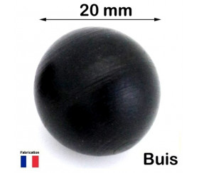 boule buis noir 20 mm