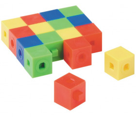 1000 pions cubes emboîtables 1 cm clipsables