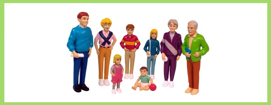 Figurines familles personnages