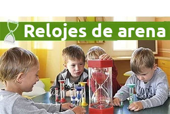 Relojes de arena para juegos.