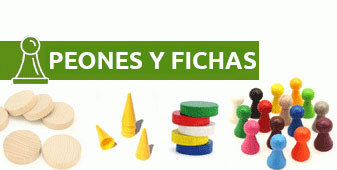 Peones et fichas para juegos de mesa